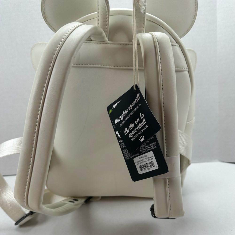 Loungefly Mickey Mouse Ghost Glow Mini Backpack Exclusive 8/21/23 - Picture 11 of 14